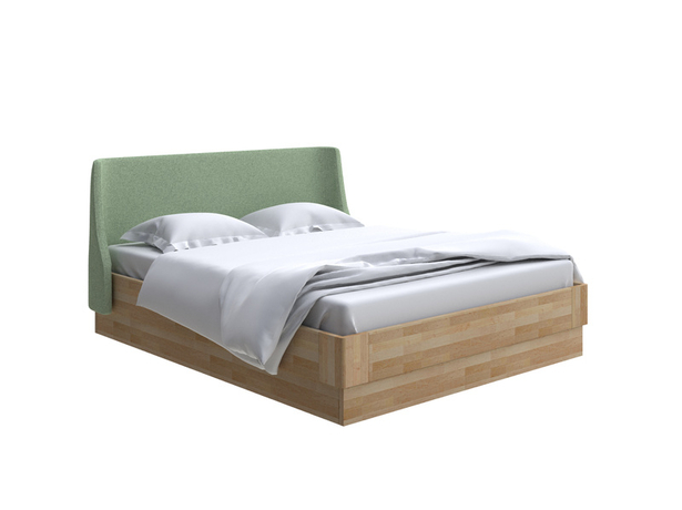 Кровать Lagom Side Wood с подъемным механизмом