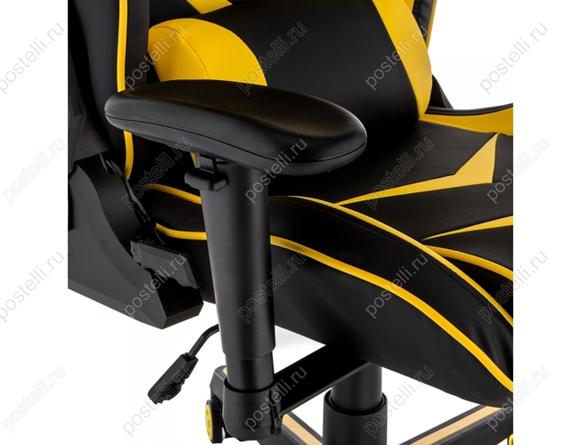 Игровое кресло Racer черное/желтое (Арт. 11379)