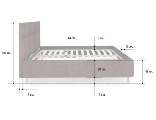 Кровать Bella с подъемным механизмом