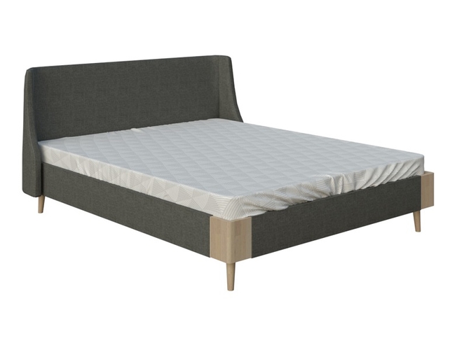 Кровать Lagom Side Soft темно-серая