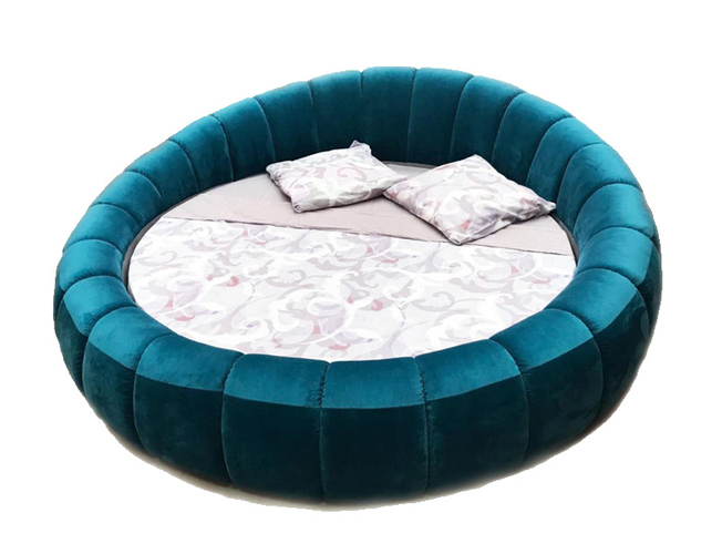 Круглая кровать Berta SoftWall