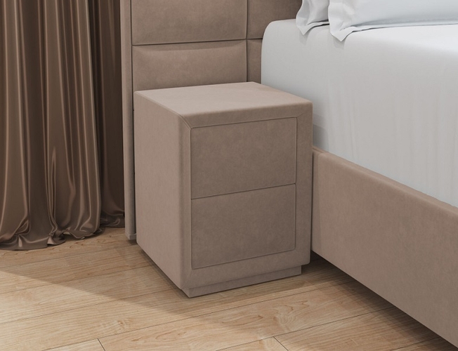 Тумба Verda Modern Велсофт Дымчатый