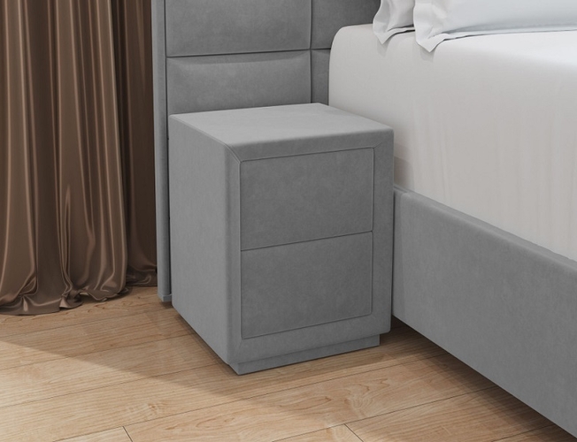 Тумба Verda Modern Велсофт Серый