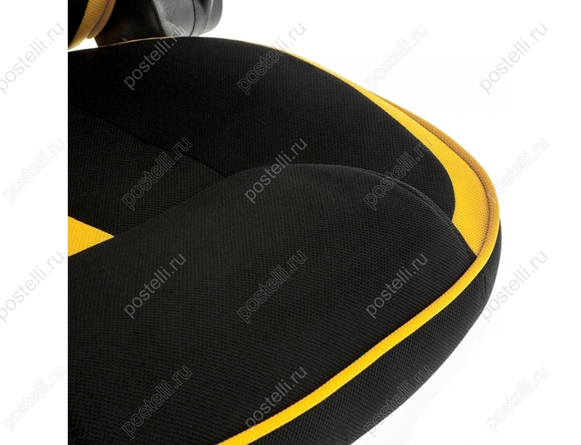 Игровое кресло Plast черный/желтый (Арт. 11322)