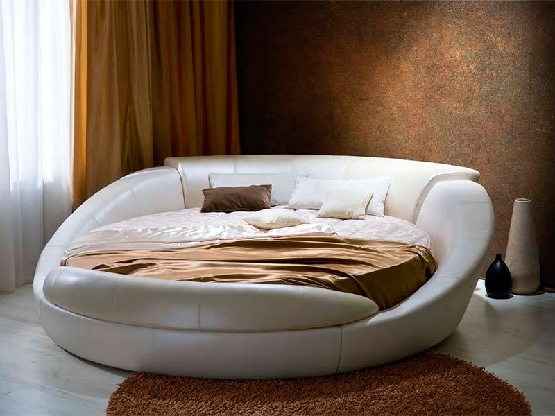 Круглая кровать Letto 03