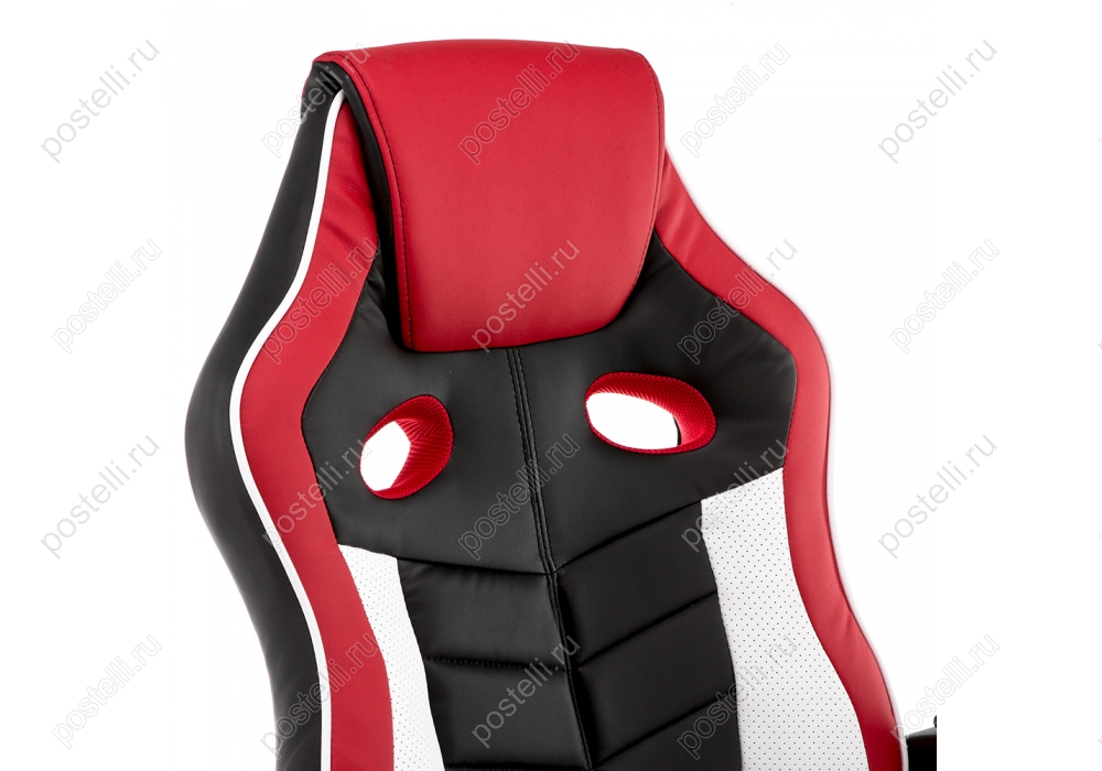 Игровое кресло Anis черное/красное/белое (Арт. 11324)